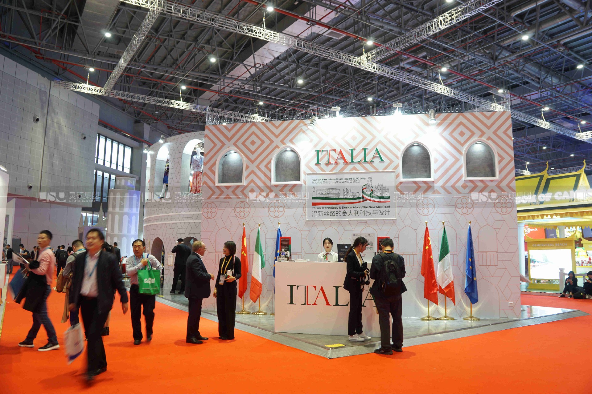 意大利國家館-2019年上海展會展臺設(shè)計案例