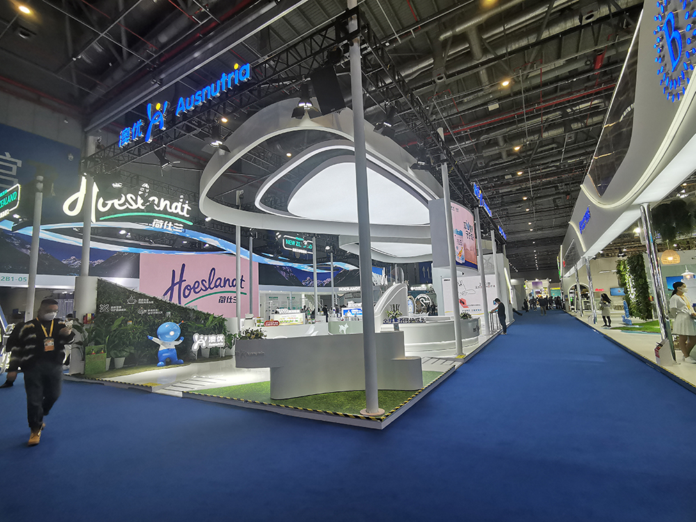 上海展會展臺設(shè)計搭建案例-澳優(yōu)乳業(yè)