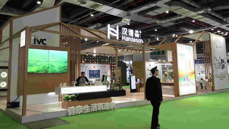 首屆上海展會漢德森展臺設(shè)計搭建案例