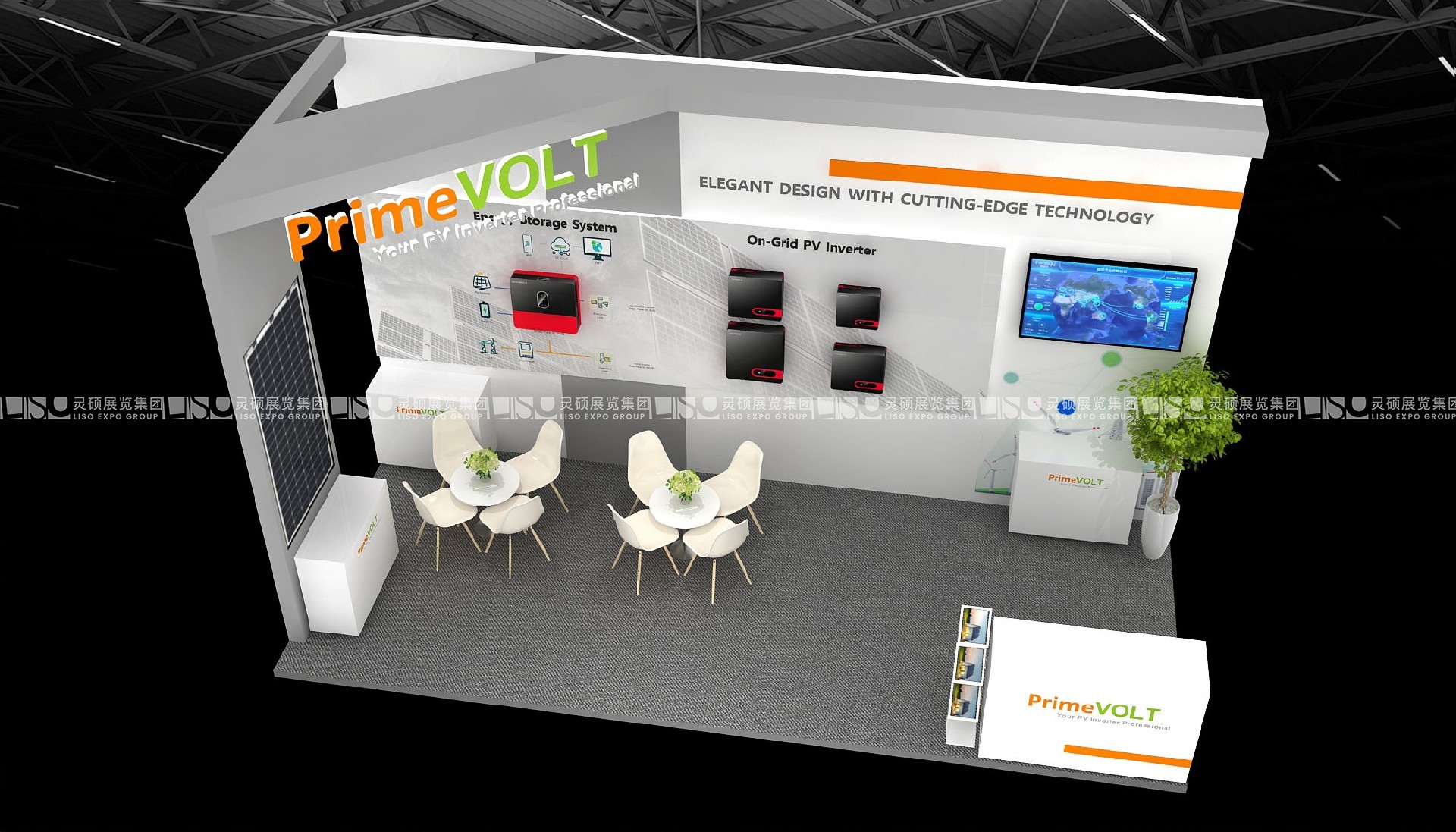 國外展臺設計搭建_盛能杰科技