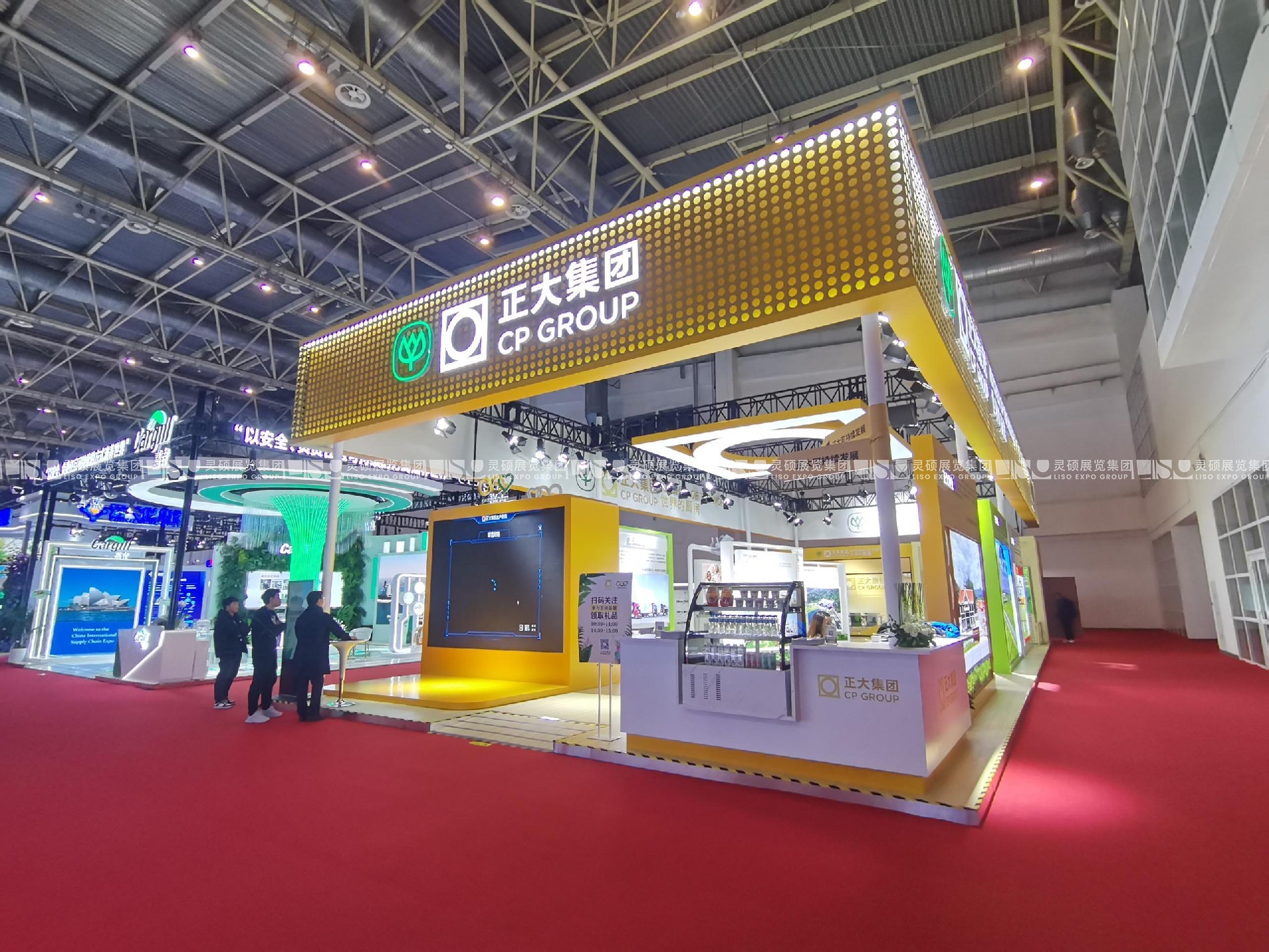 北京鏈博會展臺搭建案例-正大集團