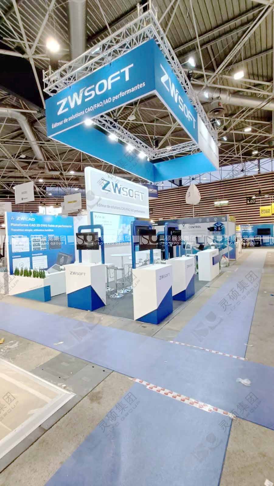 法國工業(yè)展展臺(tái)設(shè)計(jì)搭建-中望