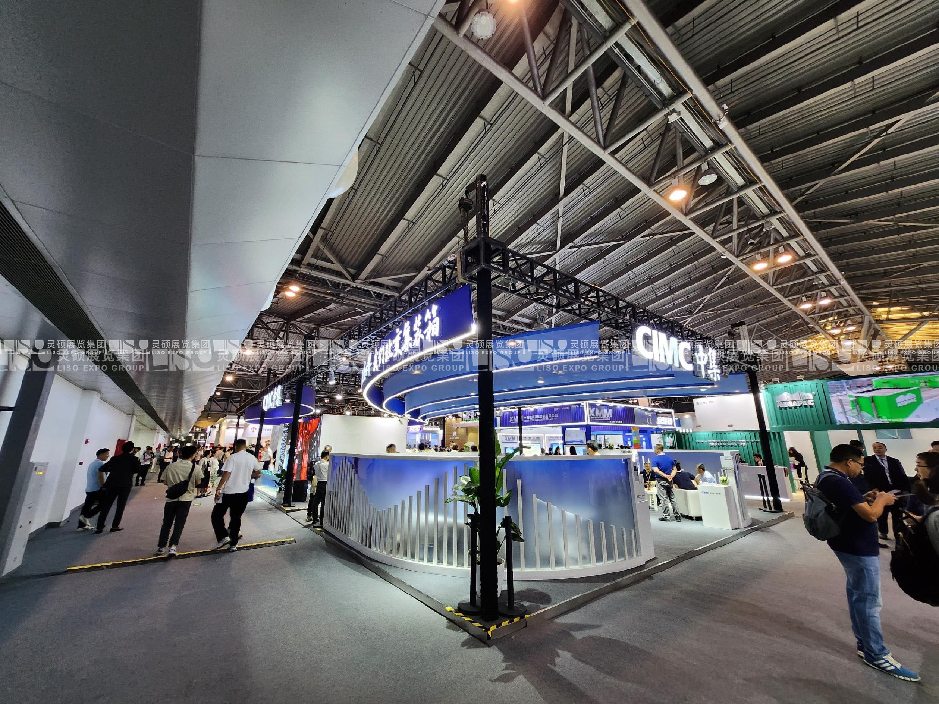 集裝箱展展臺(tái)設(shè)計(jì)搭建案例-中集