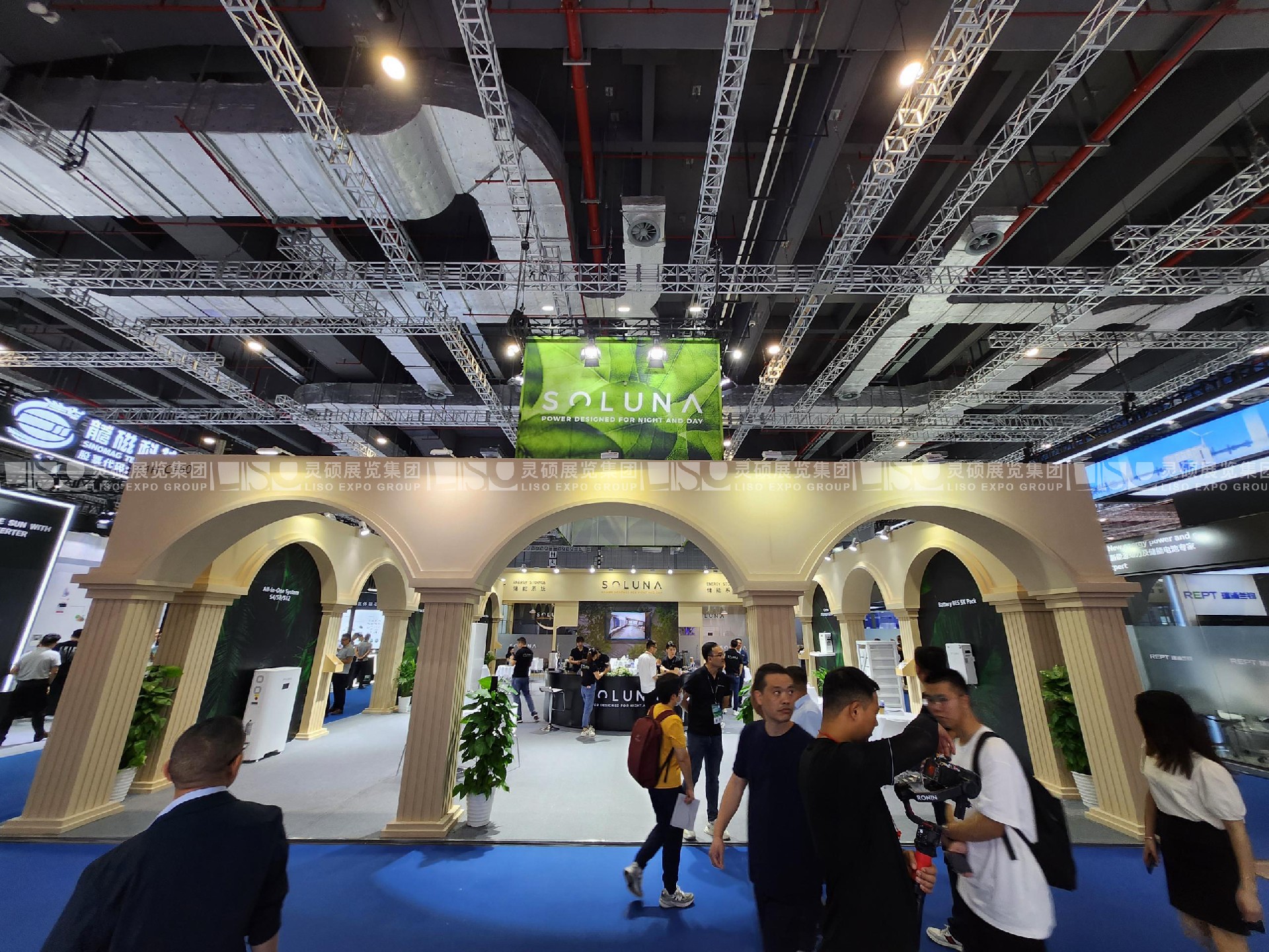 SNEC展臺設(shè)計搭建案例-德朗能