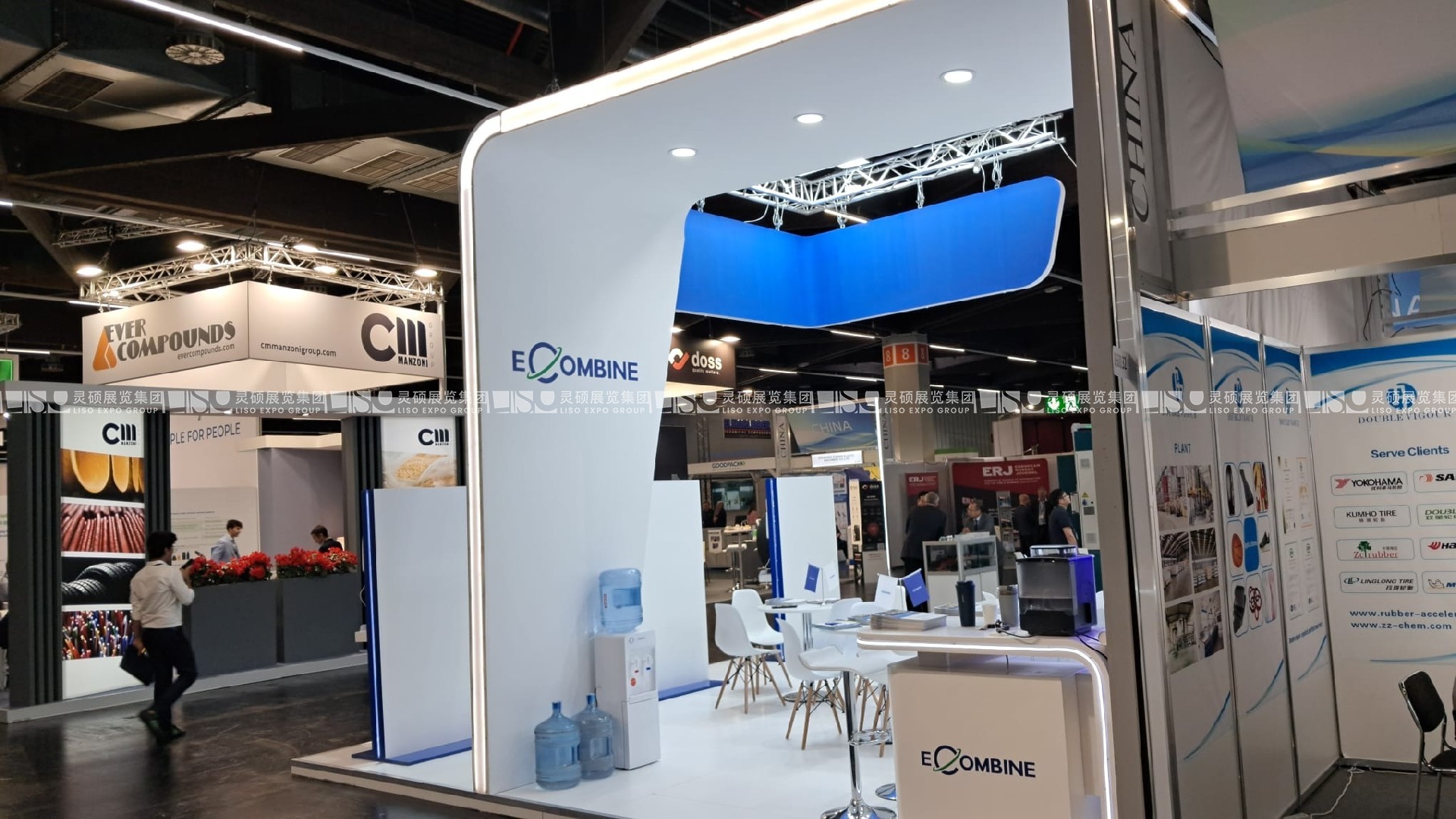 DKT德國(guó)橡膠展展臺(tái)搭建案例-益凱