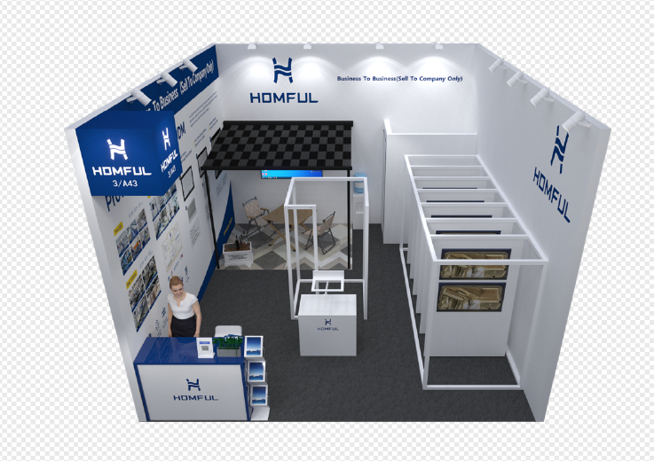 德國杜塞爾多夫房車露營展覽會(huì)展臺(tái)搭建案例-皓風(fēng)