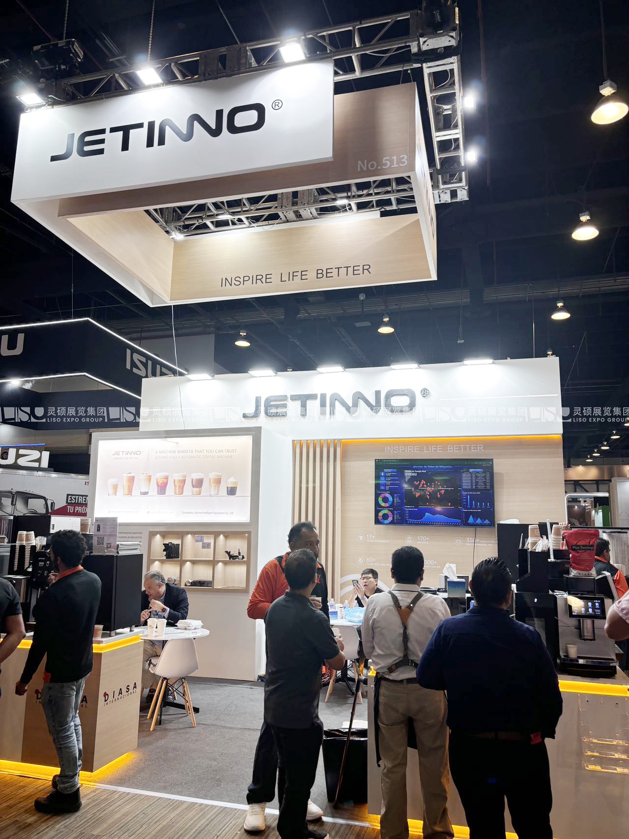 墨西哥咖啡展覽會展臺設(shè)計搭建案例-技諾