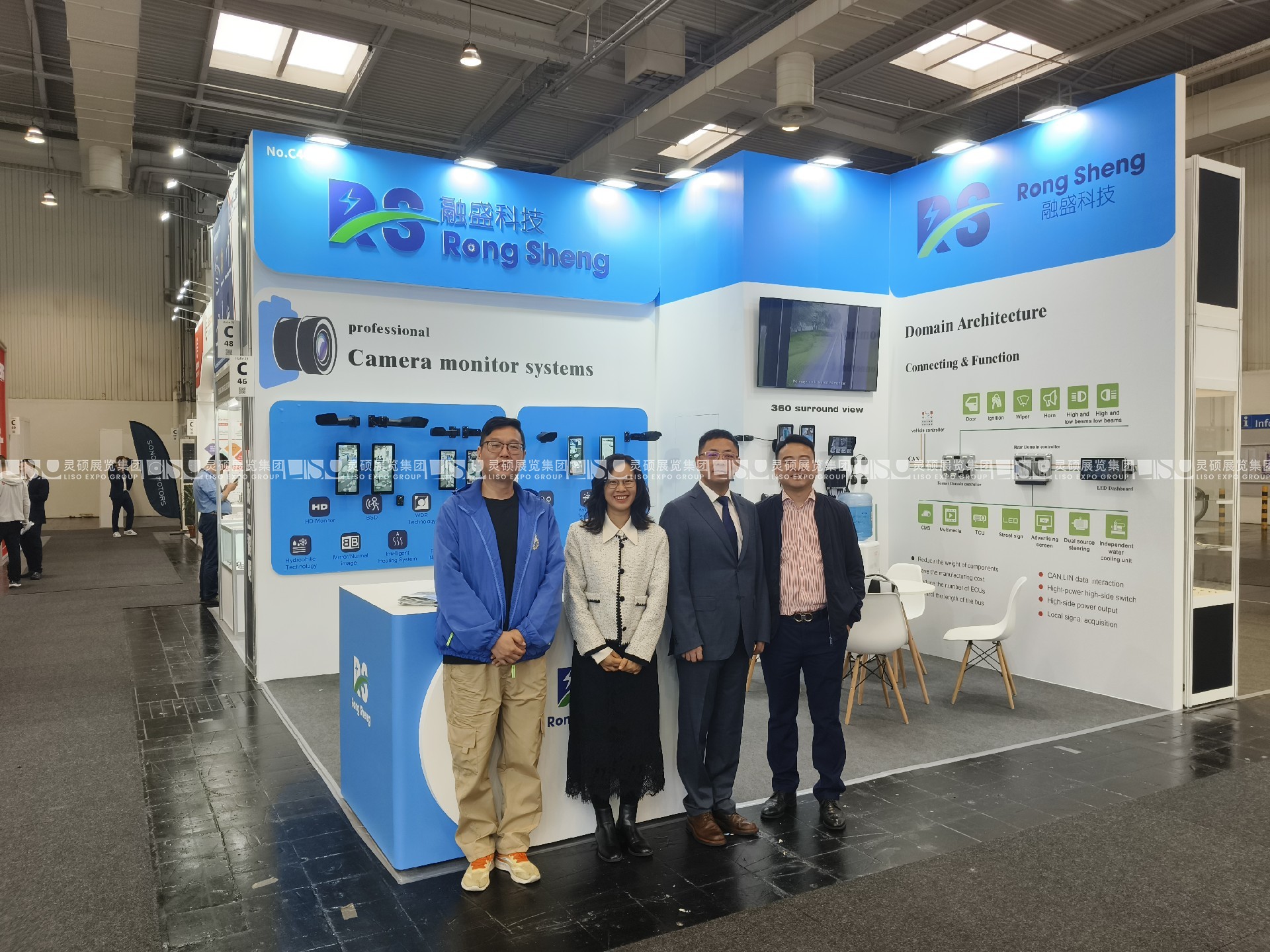 德國漢諾威車展展臺設(shè)計搭建案例-融盛科技