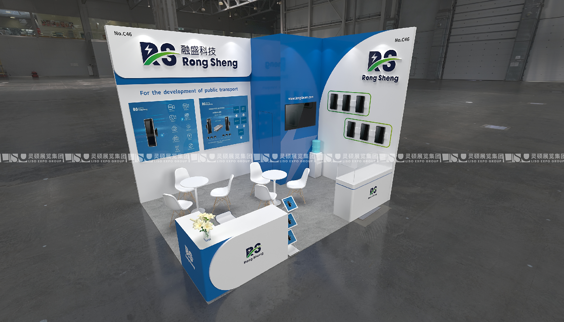 德國漢諾威車展展臺設(shè)計搭建案例-融盛科技