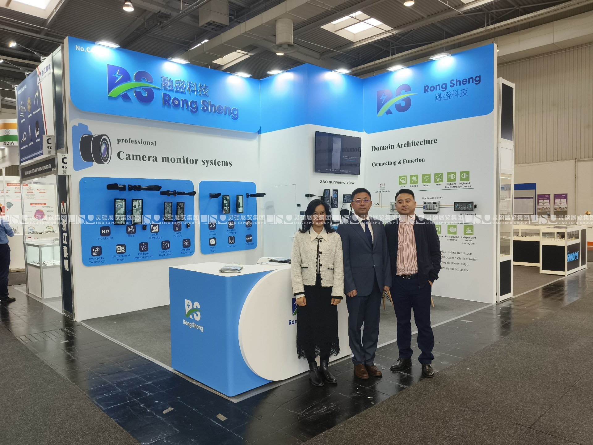 德國漢諾威車展展臺設(shè)計搭建案例-融盛科技