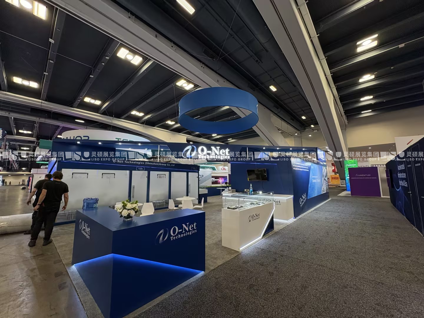 美國展臺設(shè)計(jì)搭建（光纖通訊展）