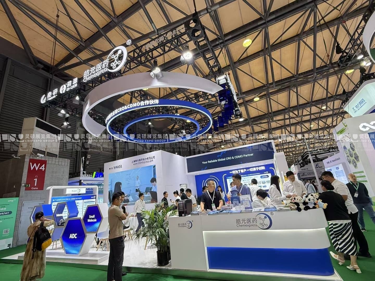 上海展臺(tái)設(shè)計(jì)搭建（世界制藥原料展）