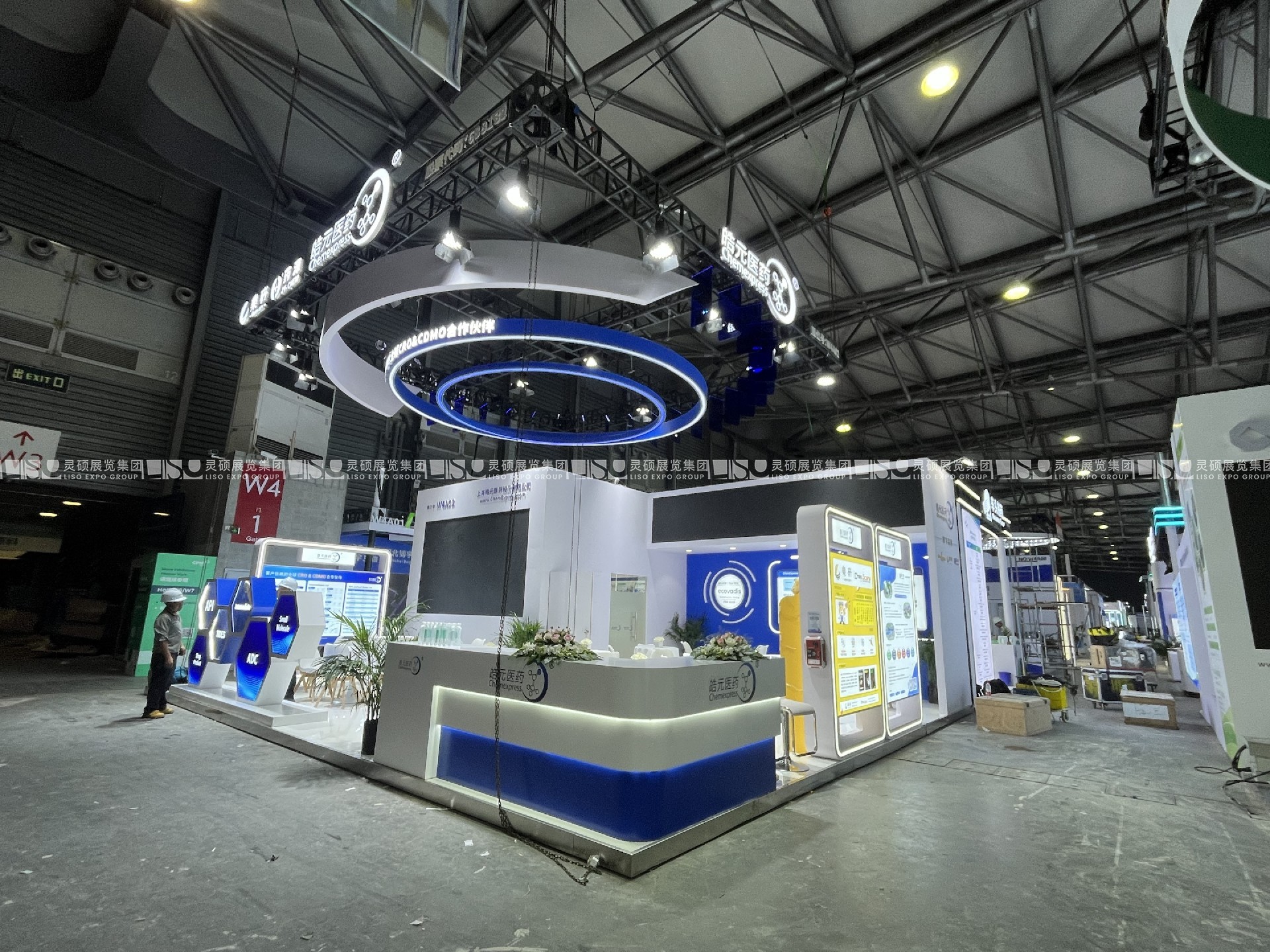 上海展臺(tái)設(shè)計(jì)搭建（世界制藥原料展）