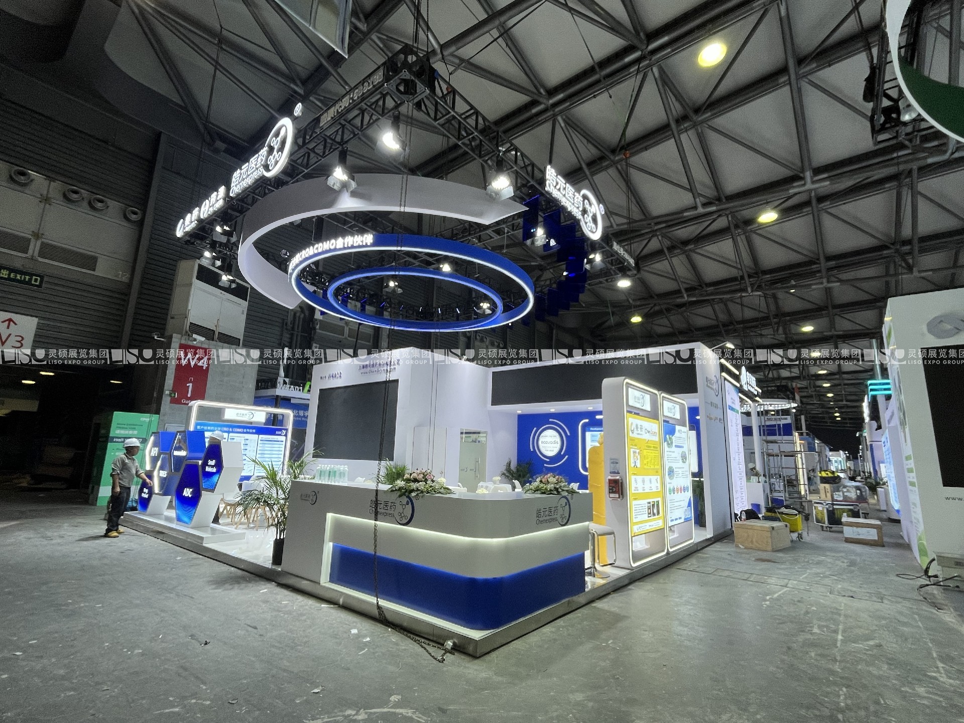 上海展臺(tái)設(shè)計(jì)搭建（世界制藥原料展）