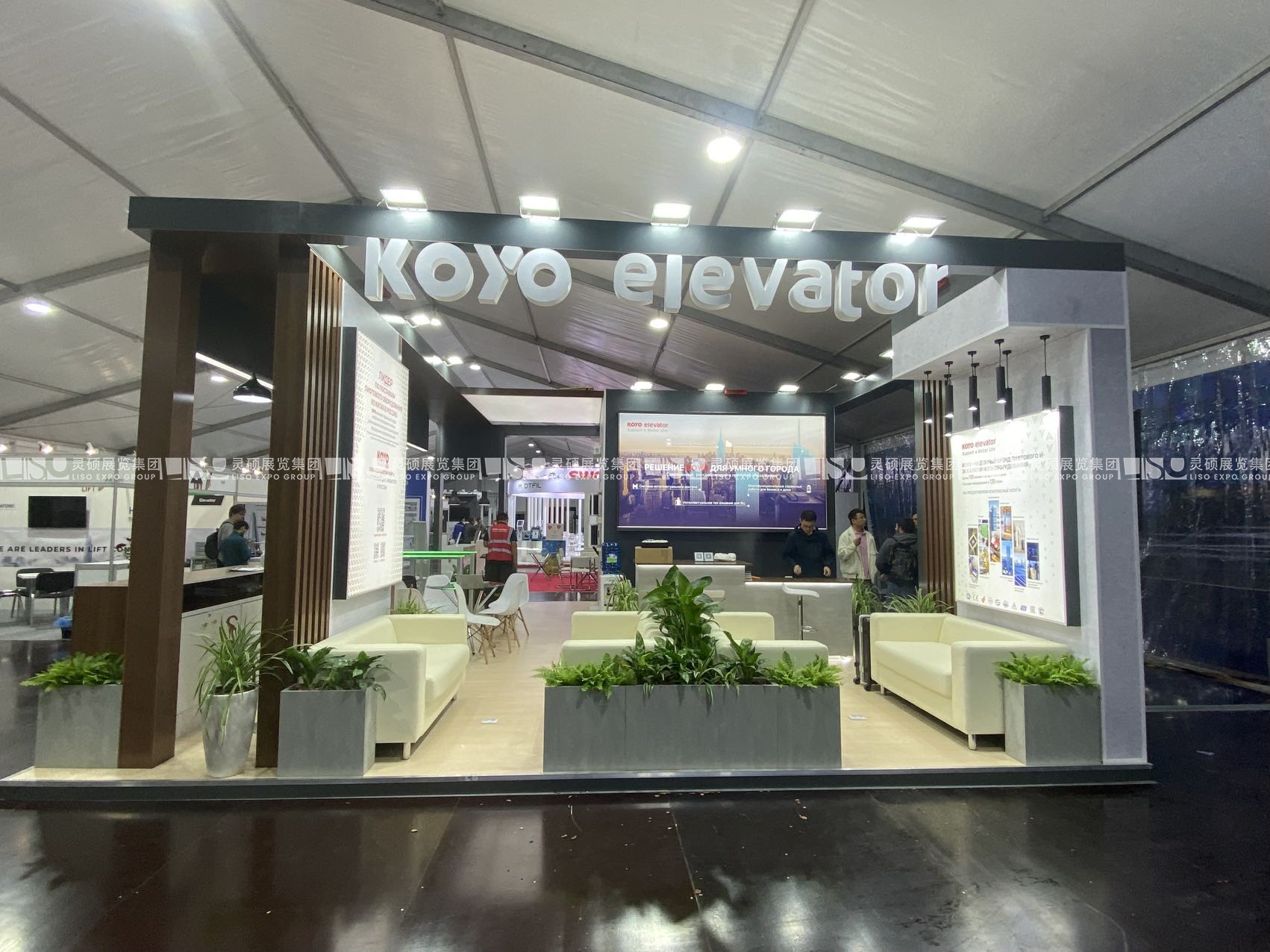 俄羅斯展臺設(shè)計(jì)搭建（電梯展VDNH）