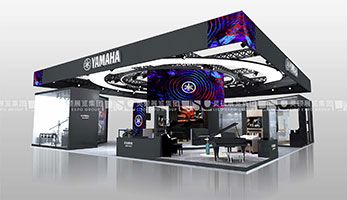 雅馬哈-上海展會展臺設計搭建案例