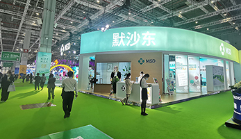 上海展會展臺設(shè)計搭建案例-默沙東