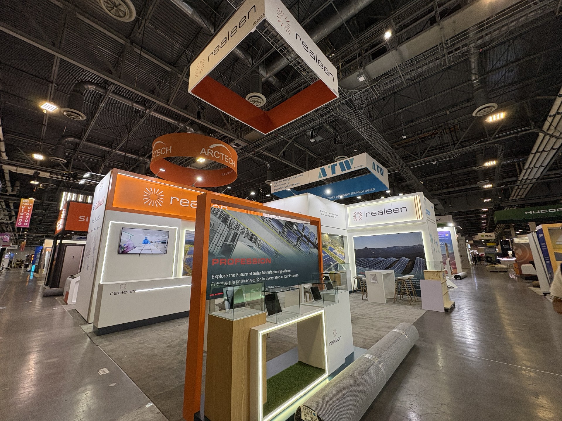 美國展臺設計搭建（太陽能展）